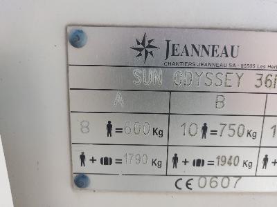 Jeanneau Sun Odyssey 36i Performance